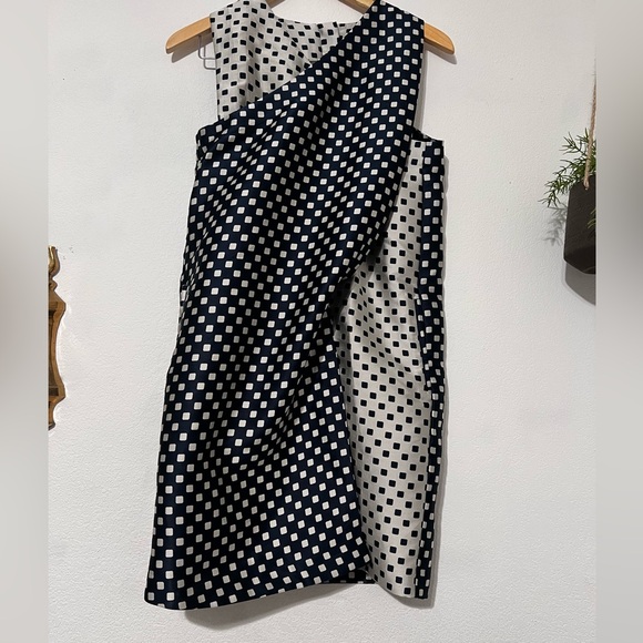 ASOS White Reverse Block Jacquard Mini - Picture 2 of 5